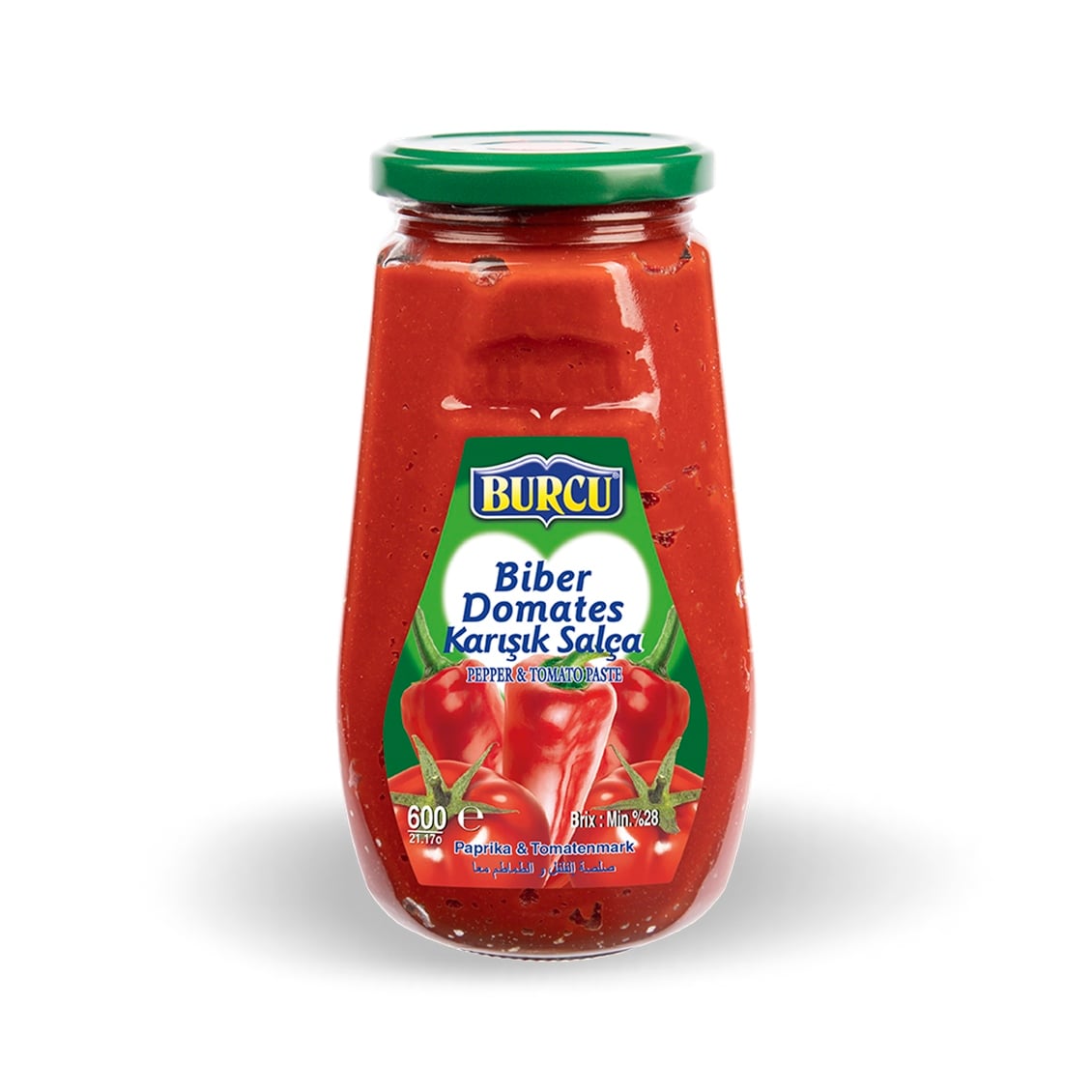  BURCU EV TIPI DOMATES/BIBER EZMESI 600GR 