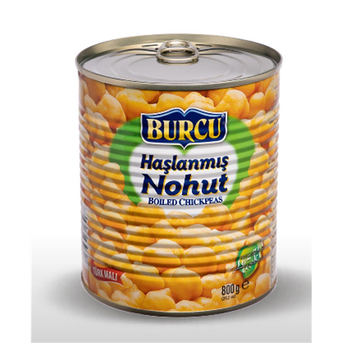 Burcu Haşlanmış Nohut 800 Gr Teneke