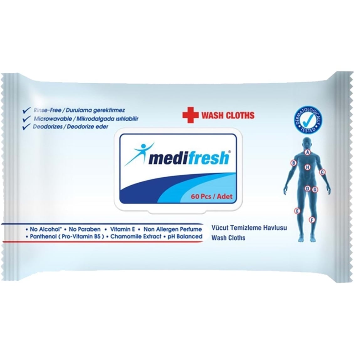 MEDIFRESH HASTA VUCUT TEMIZLEME MENDILI