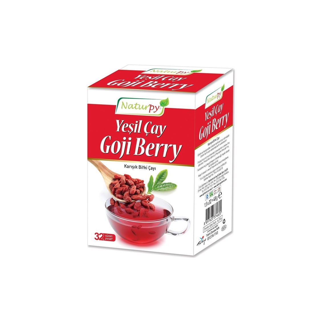 Naturpy Yesıl Cay Gojı Berry 1.52x32