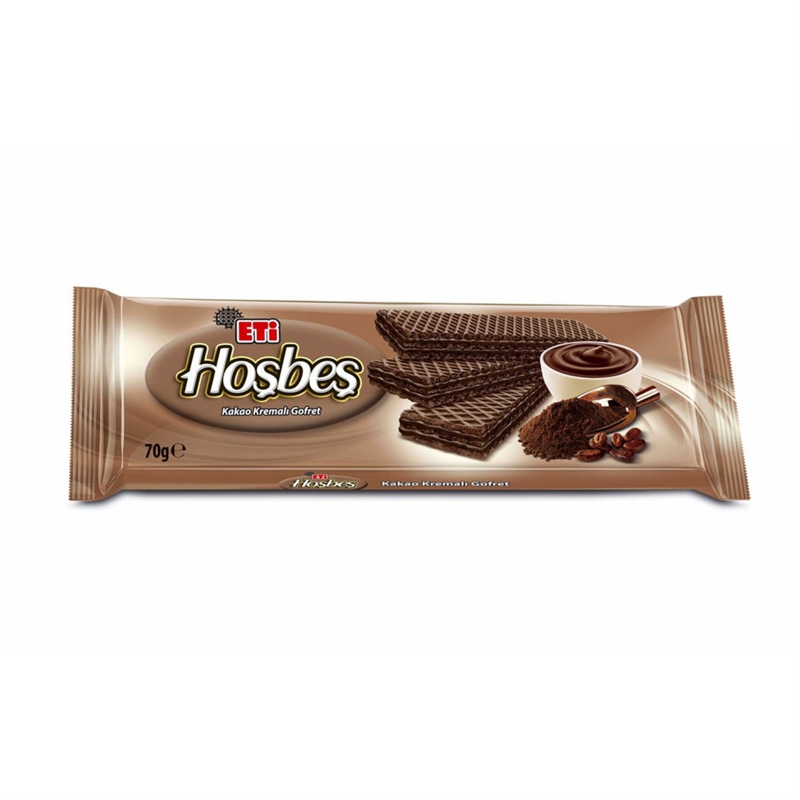 Eti Hoşbeş Kakao Kremalı Kakaolu Gofret 70 gr