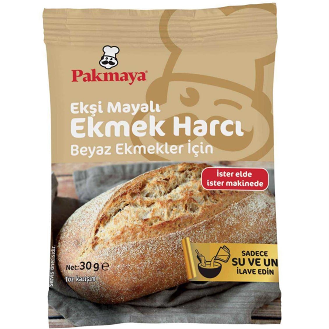 Pakmaya Beyaz Ekmek Harcı 30 Gr