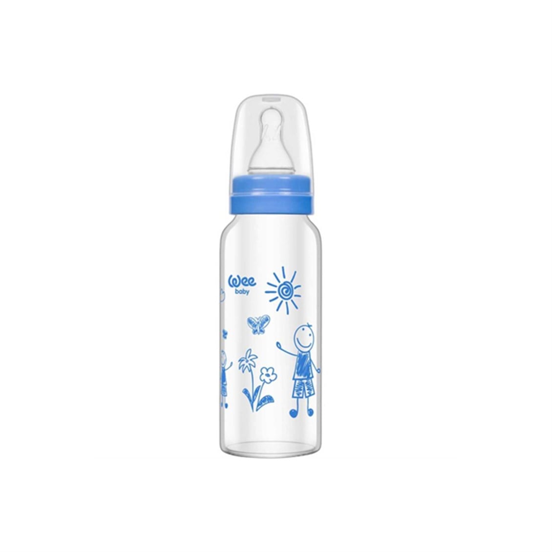 Wee Baby Isıya Dayanıklı Cam Biberon 180 ml