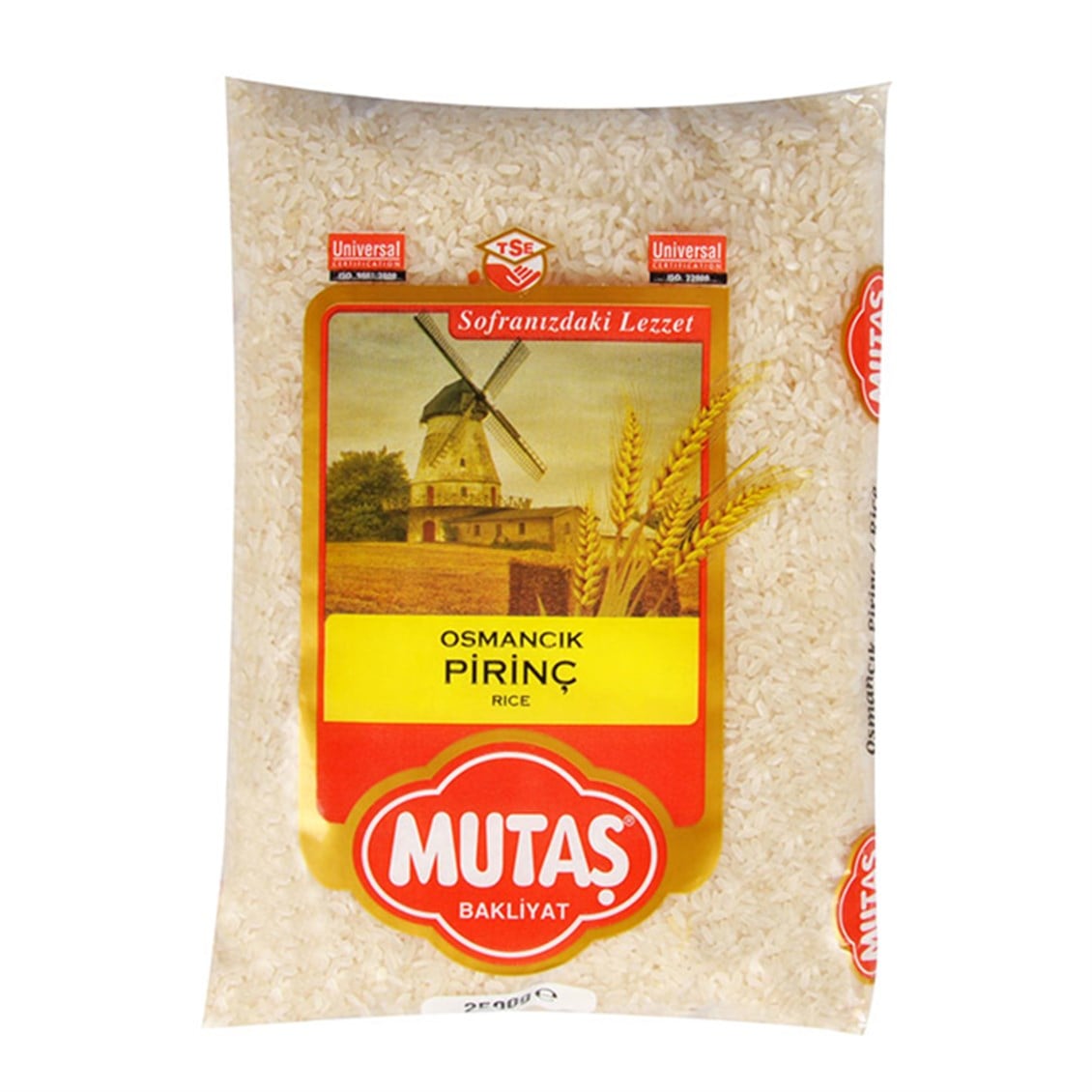 Mutaş Osmancık Pirinç 2.5 Kg