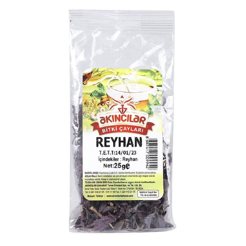 Akıncılar Reyhan Çayı 25 gr