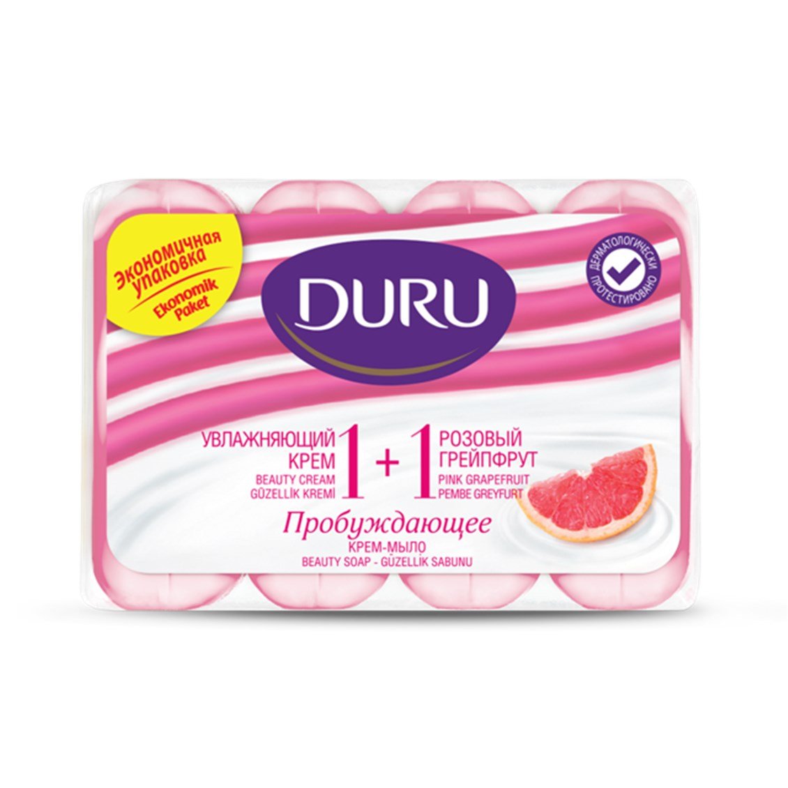 Duru Soft Sensations Pink Greyfurt Güzellik Sabunu 4 x 90 Gr