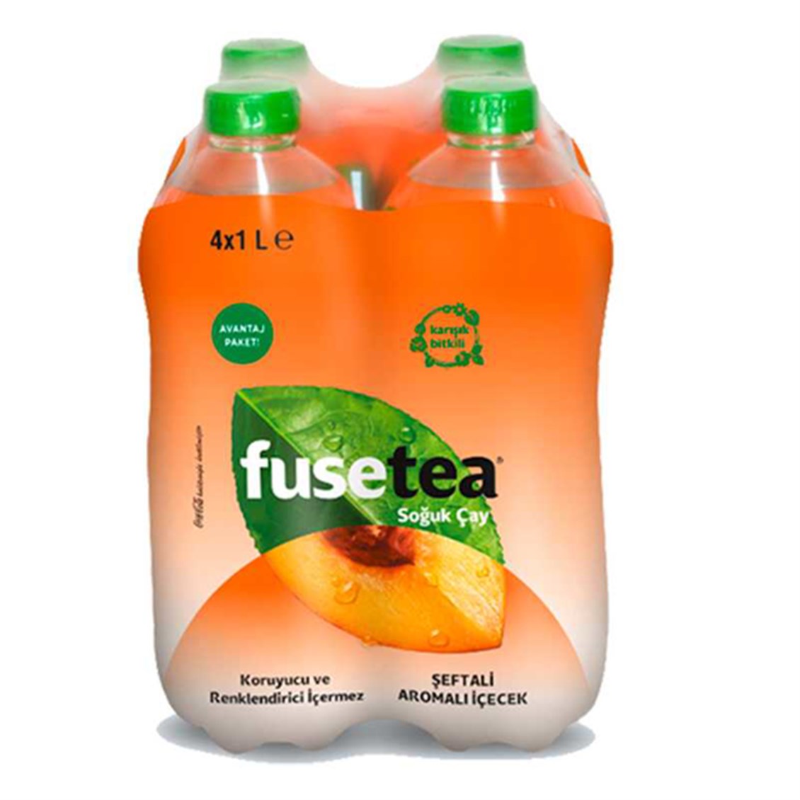 Fuse Tea 4x1lt Şeftali Soğuk Çay