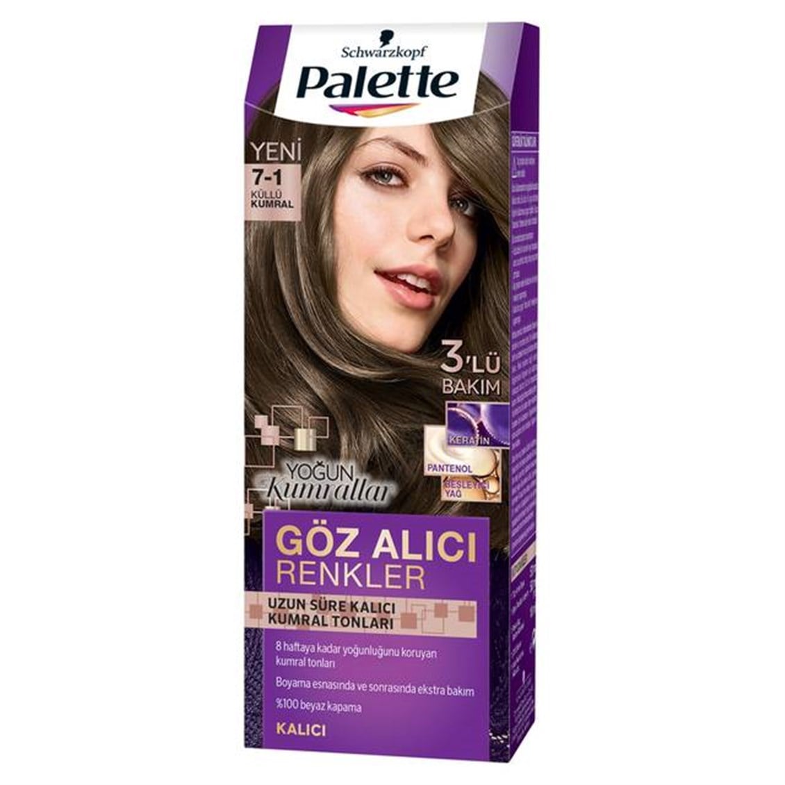Palette Küllü Kumral Natural Göz Alıcı 7-1 Saç Boyası
