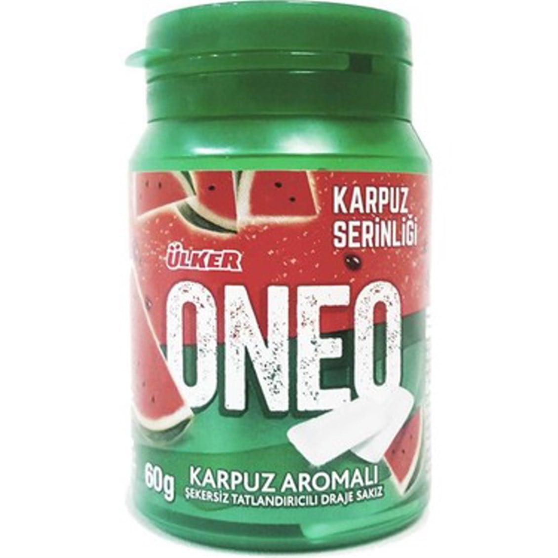 Ülker Oneo Karpuz Şişe Draje Sakız 60 Gr