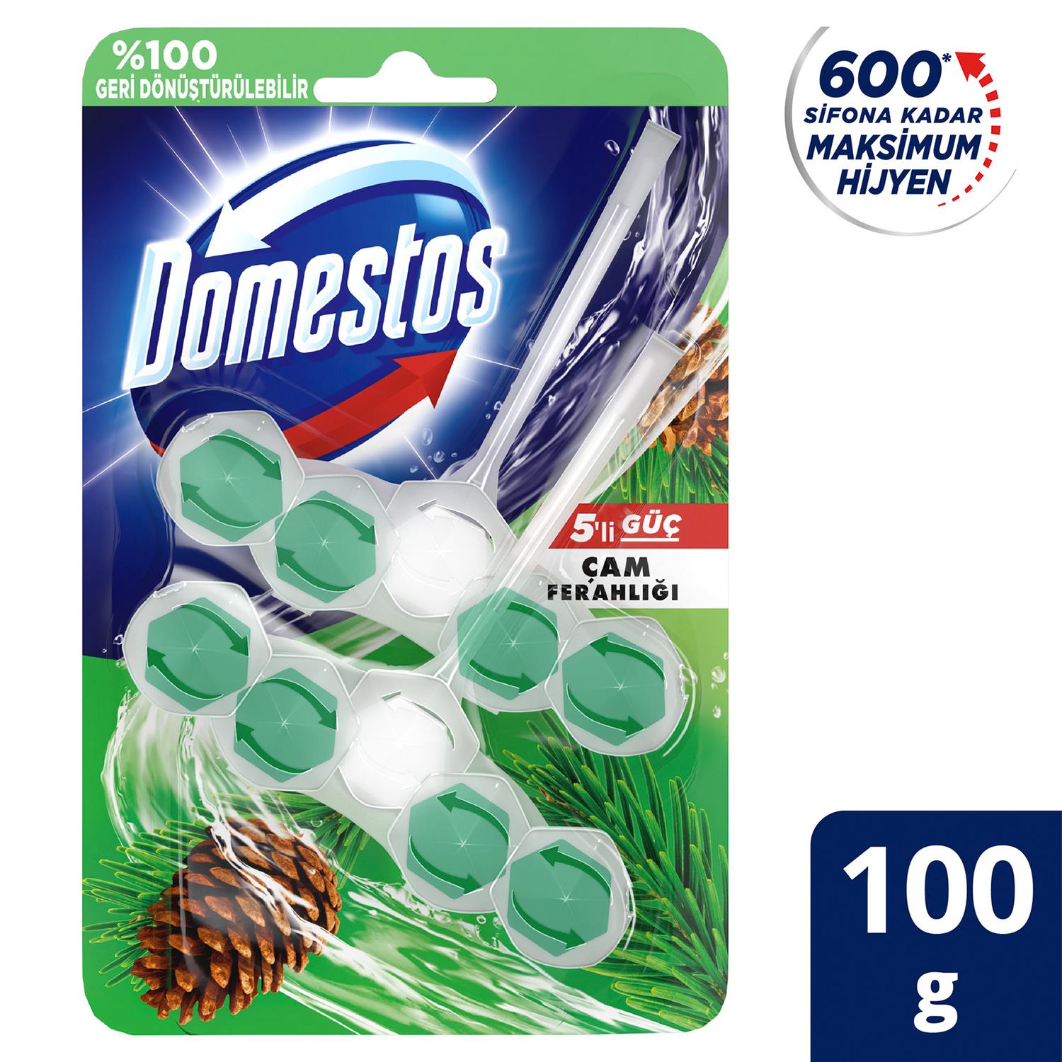 Domestos Wc Blok 2'Li Çamaşırsuyu