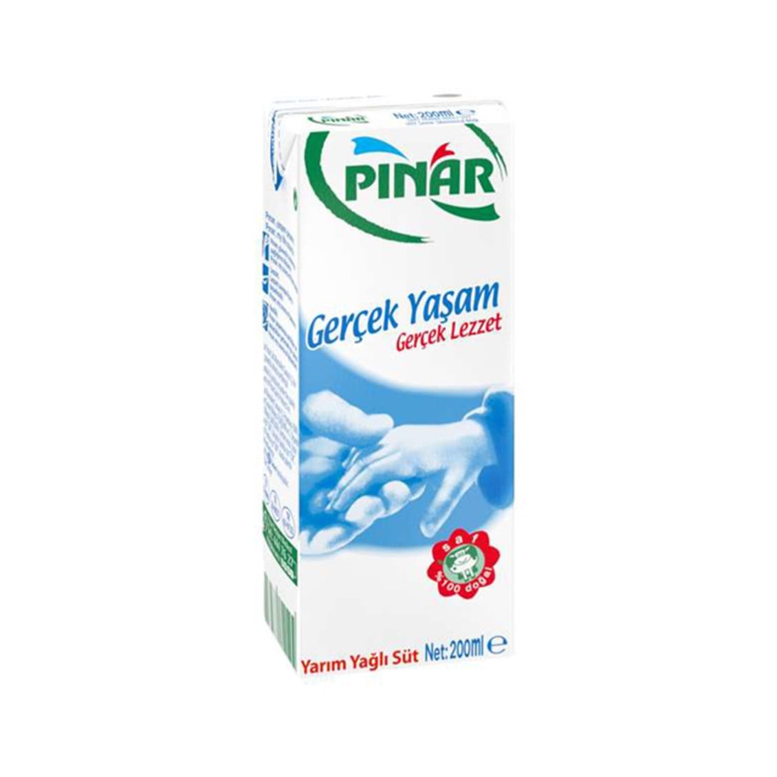Pınar Yarım Yağlı Süt 200 ml