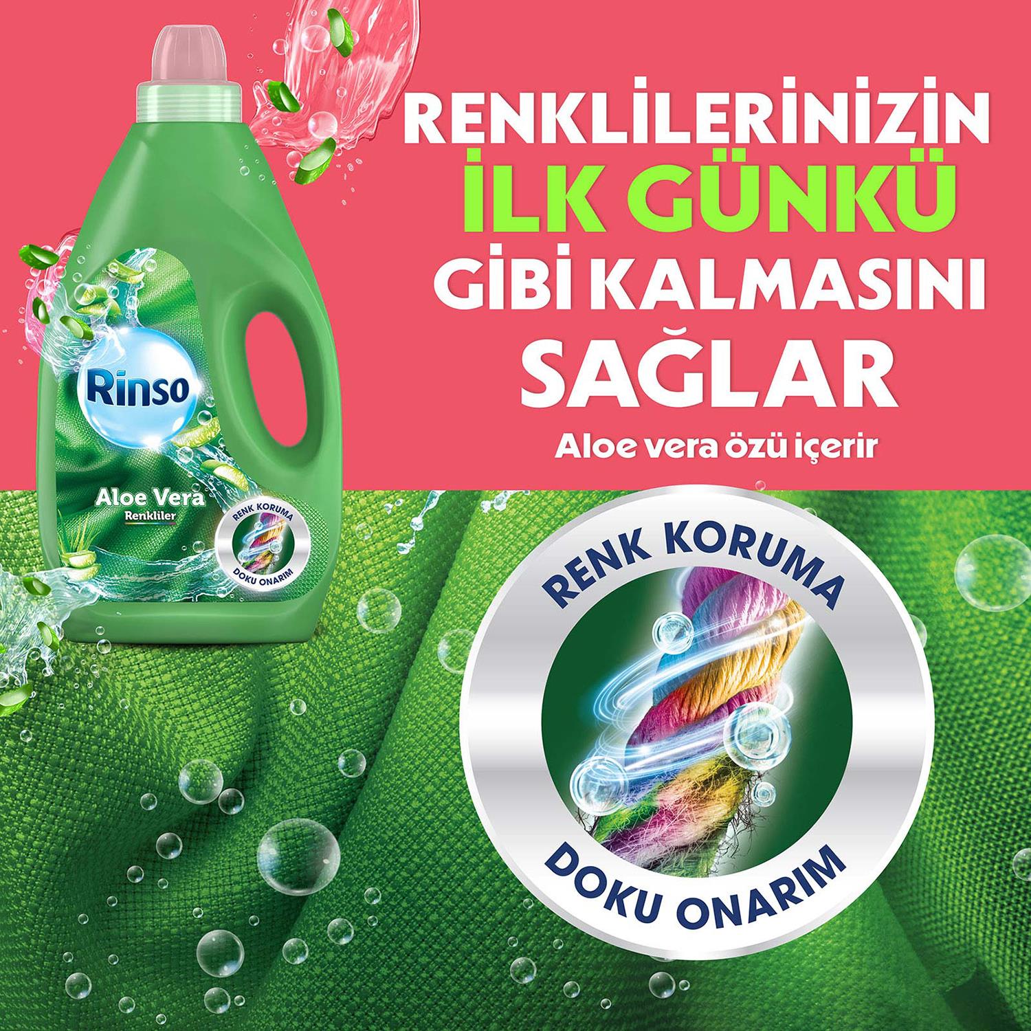 Rinso Sıvı Deterjan Renkli 3000 ml