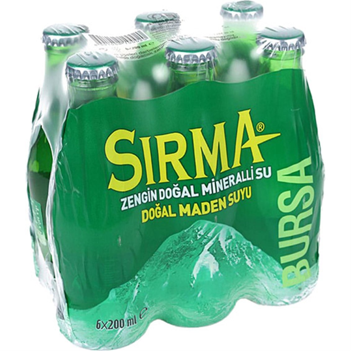 Sırma Mineralli Maden Suyu 6x250 ml