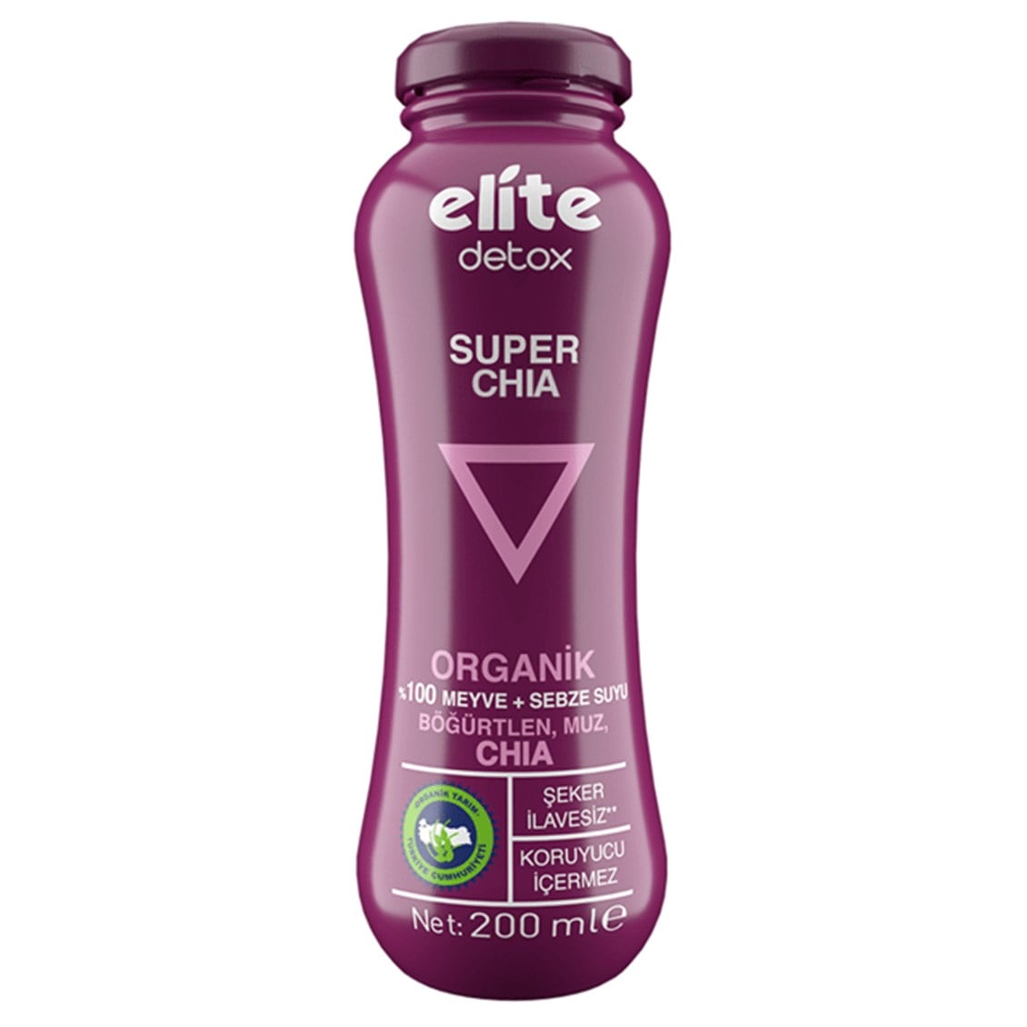 Elite Detox Super Hero (Chia) Organik Meyve Suyu 200 ml