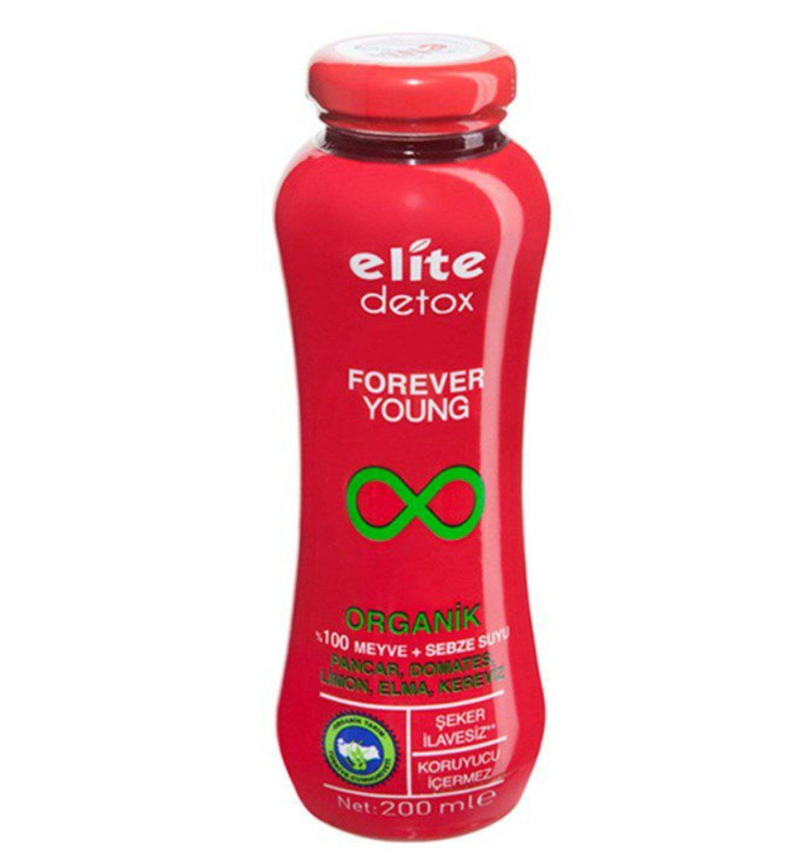Elite Detox Forever Young %100 Meyve Ve Sebze 200 Ml