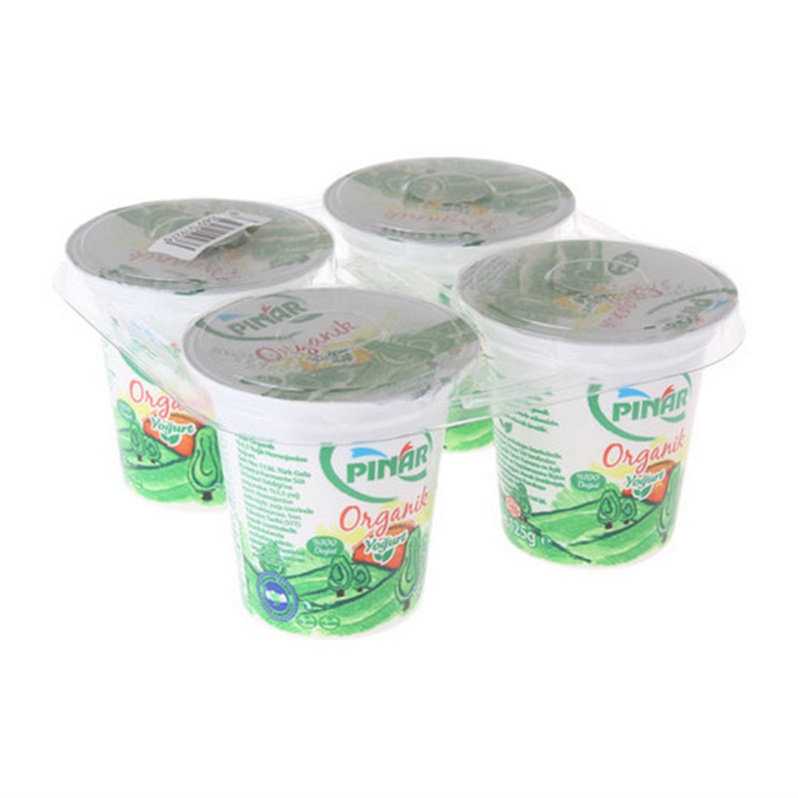 Pınar Organik Yoğurt  4x125 Gr