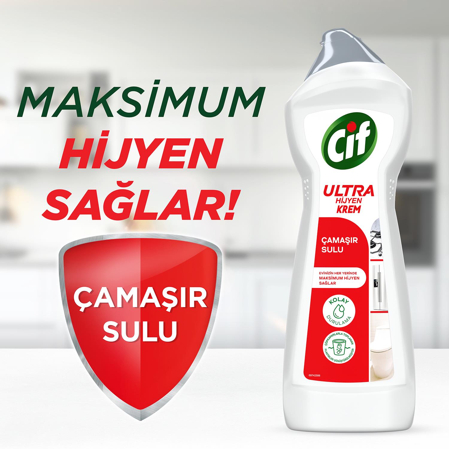 Cif Krem Ultra Hijyen 675  ml
