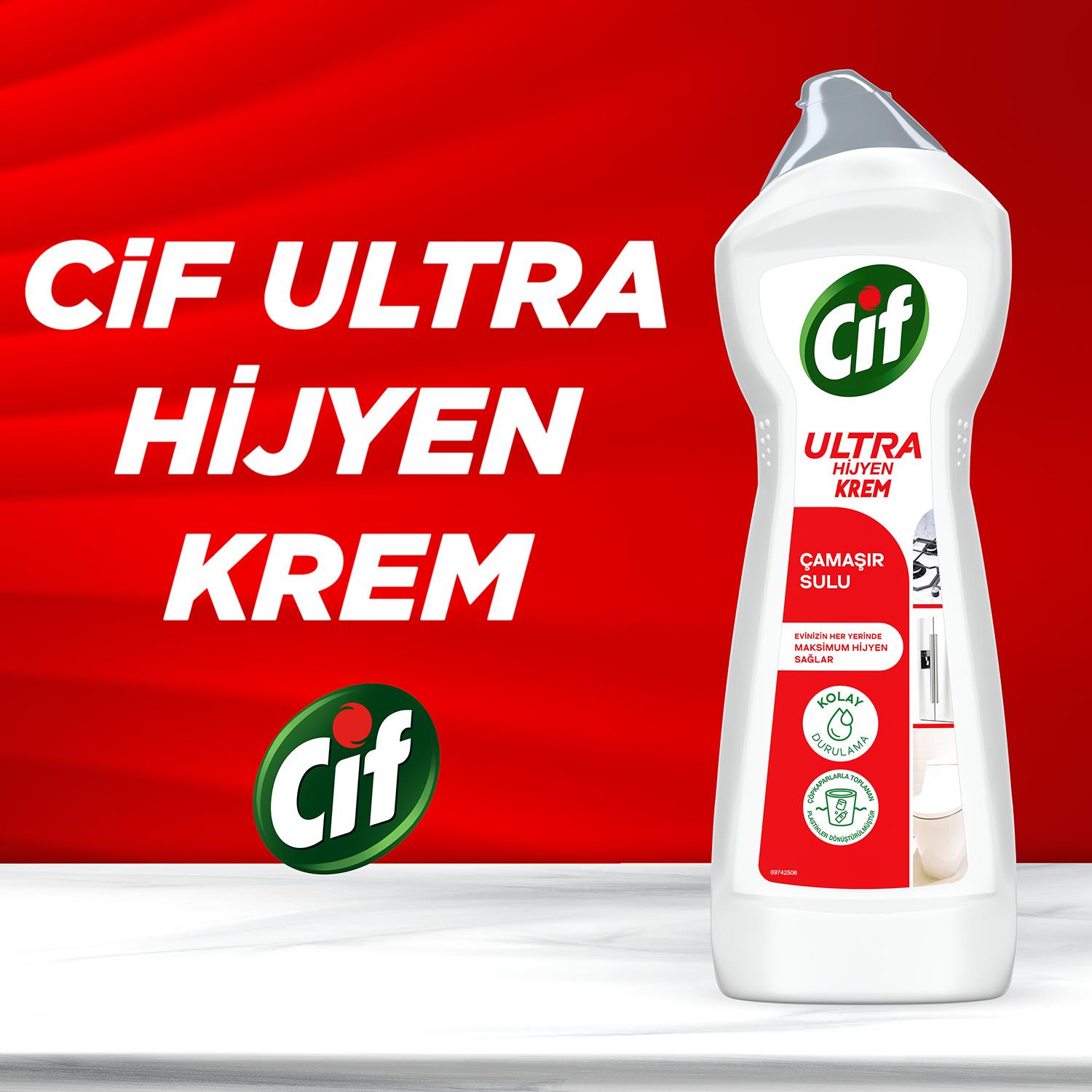 Cif Krem Ultra Hijyen 675  ml