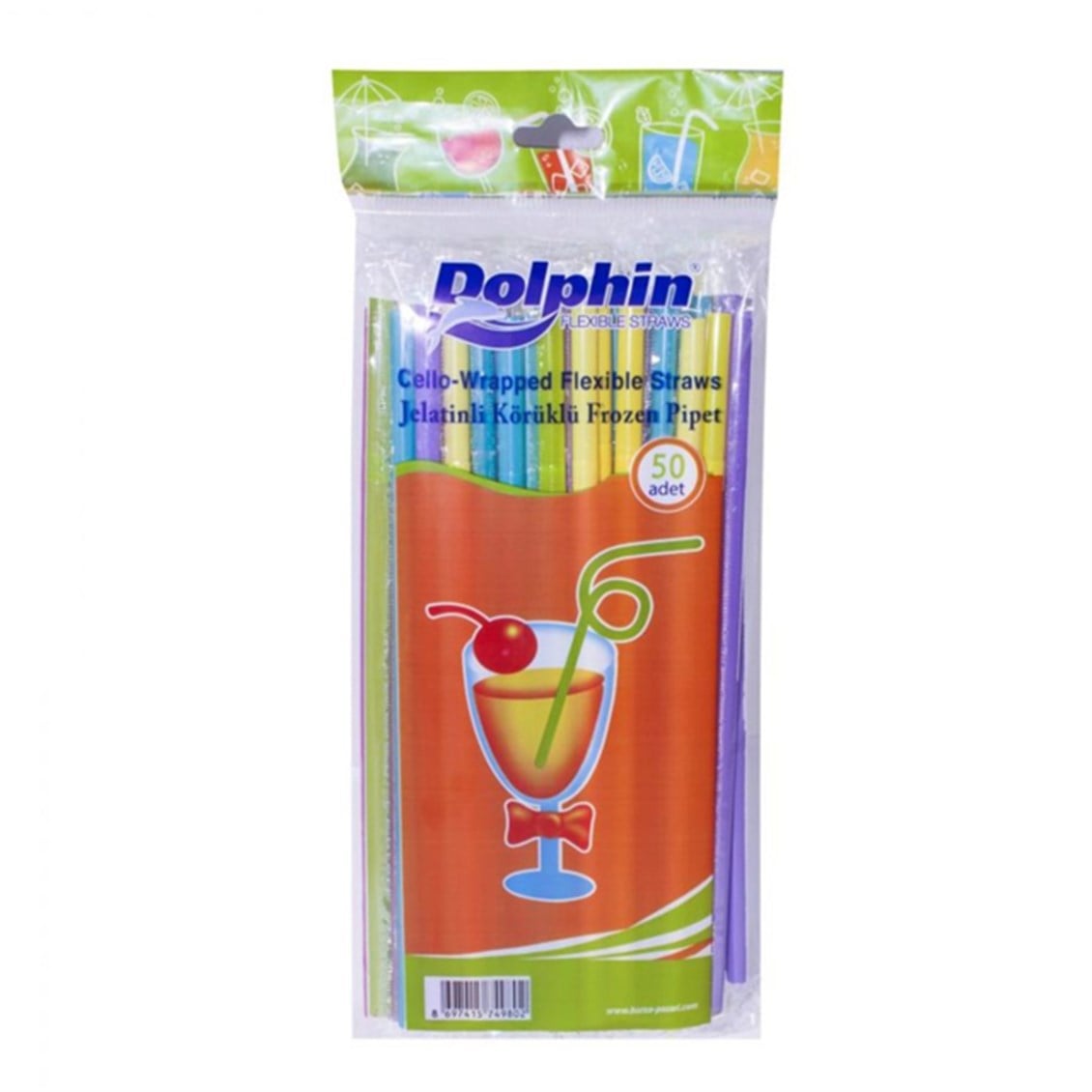 Dolphin Körüklü Frozen Pipet 50'li