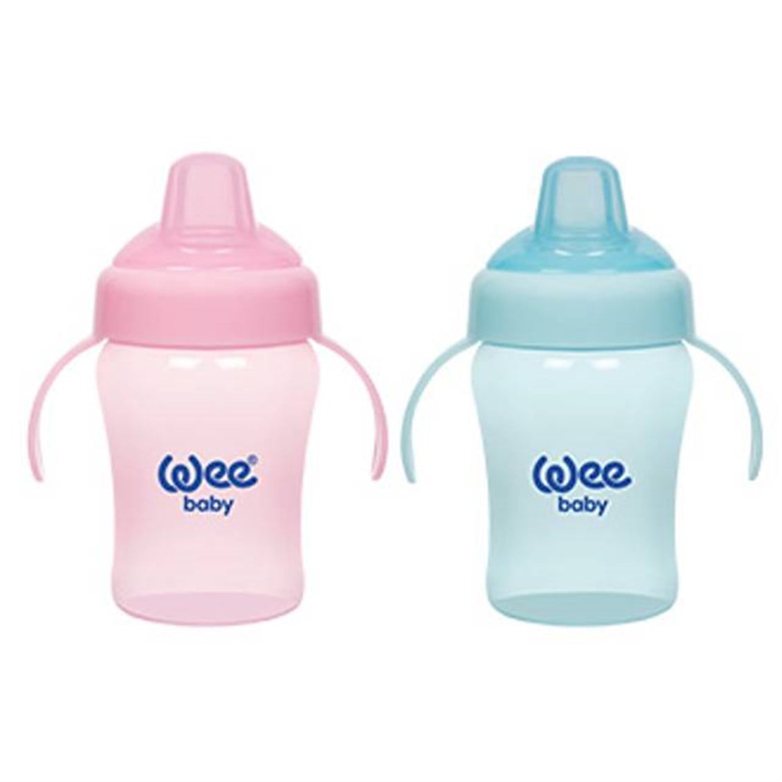Wee Baby Colorful Akıtmaz Kulplu Bardak 240 ml