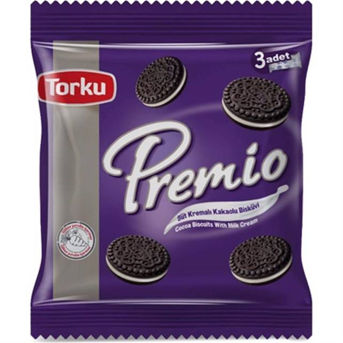 Torku Premio Bisküvi 3'lü 258 Gr