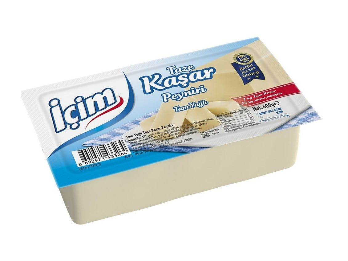 İçim Taze Kaşar Peyniri 600 Gr