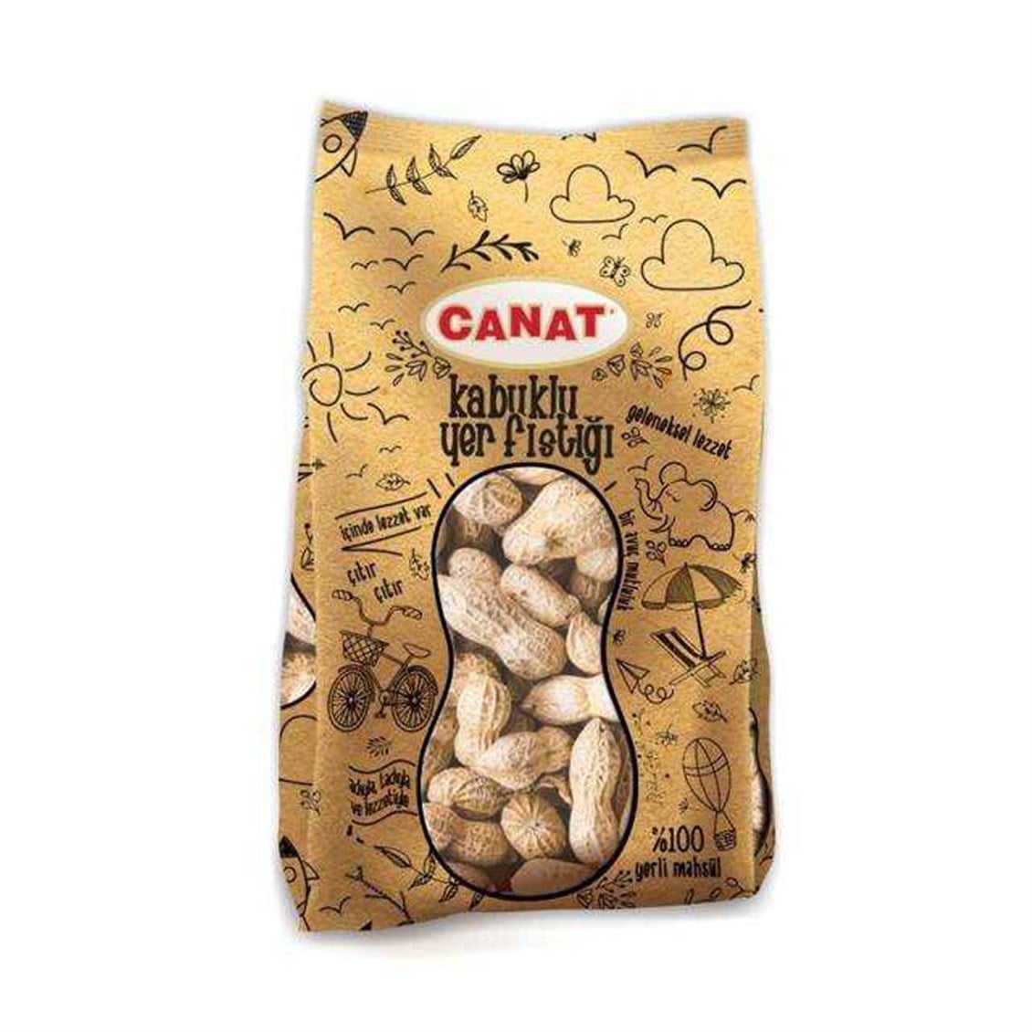 Canat Kabuklu Fıstık 500 Gr