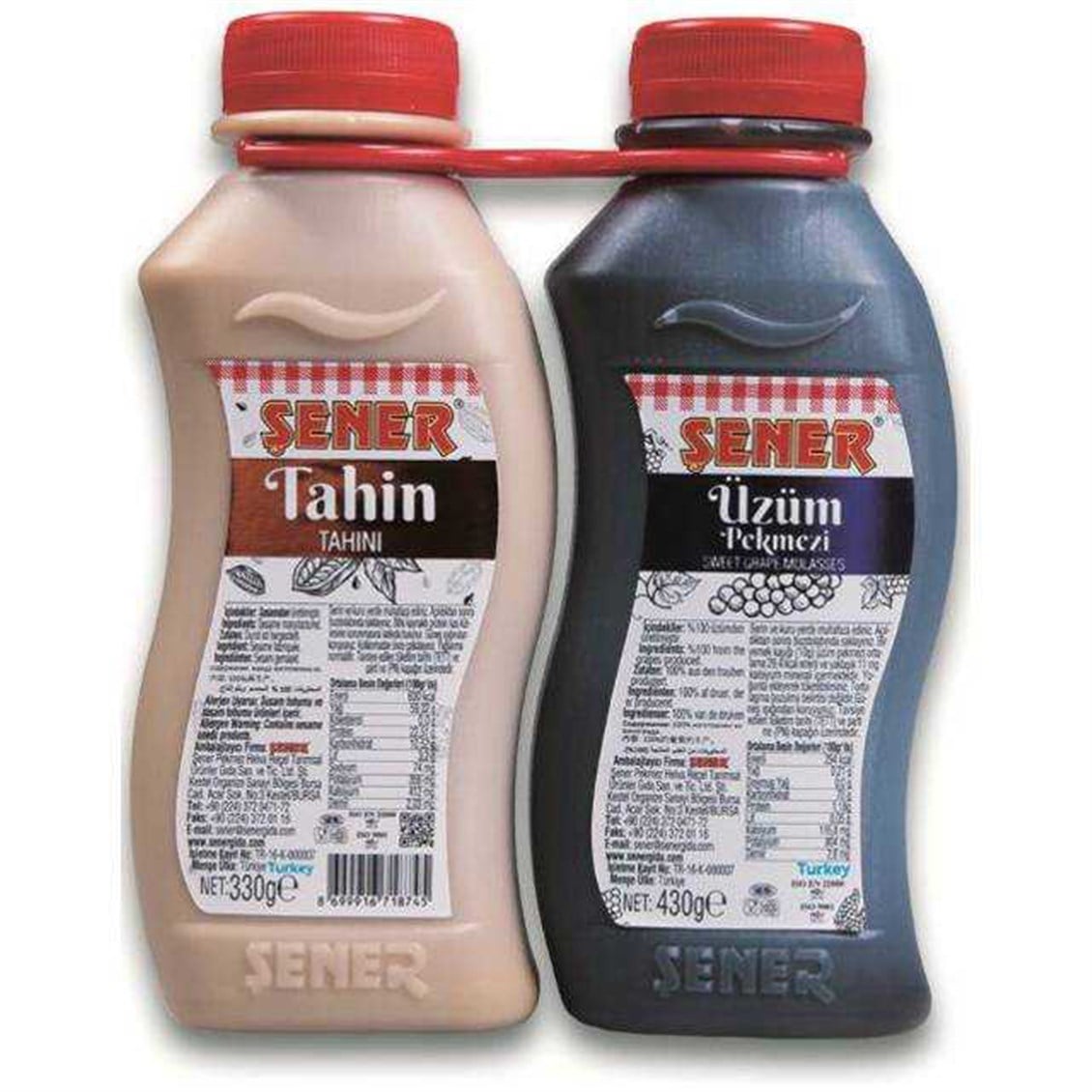 Şener Pekmez 430Gr ve Tahin 330 Gr