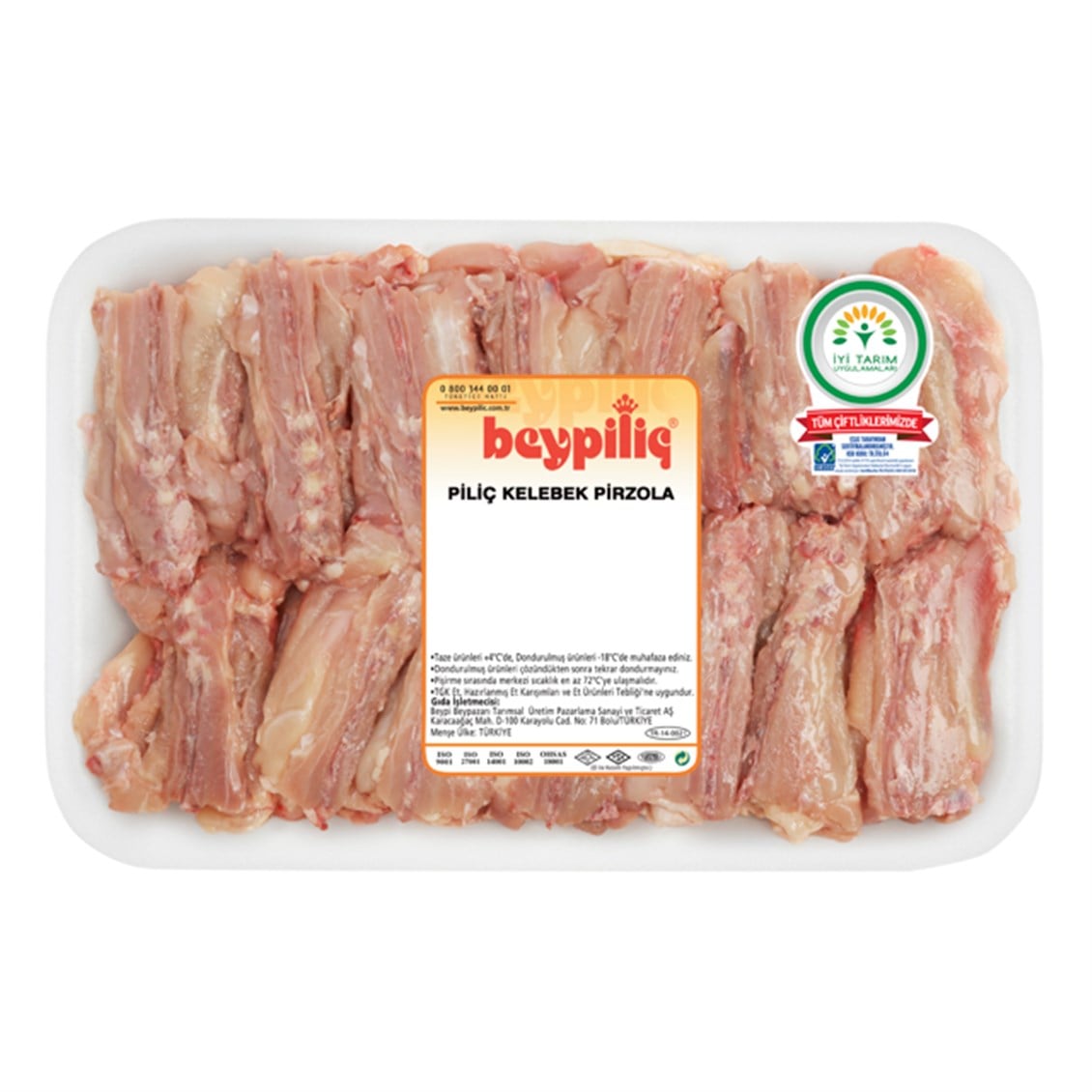Beypiliç Piliç Kelebek Pirzola Kg
