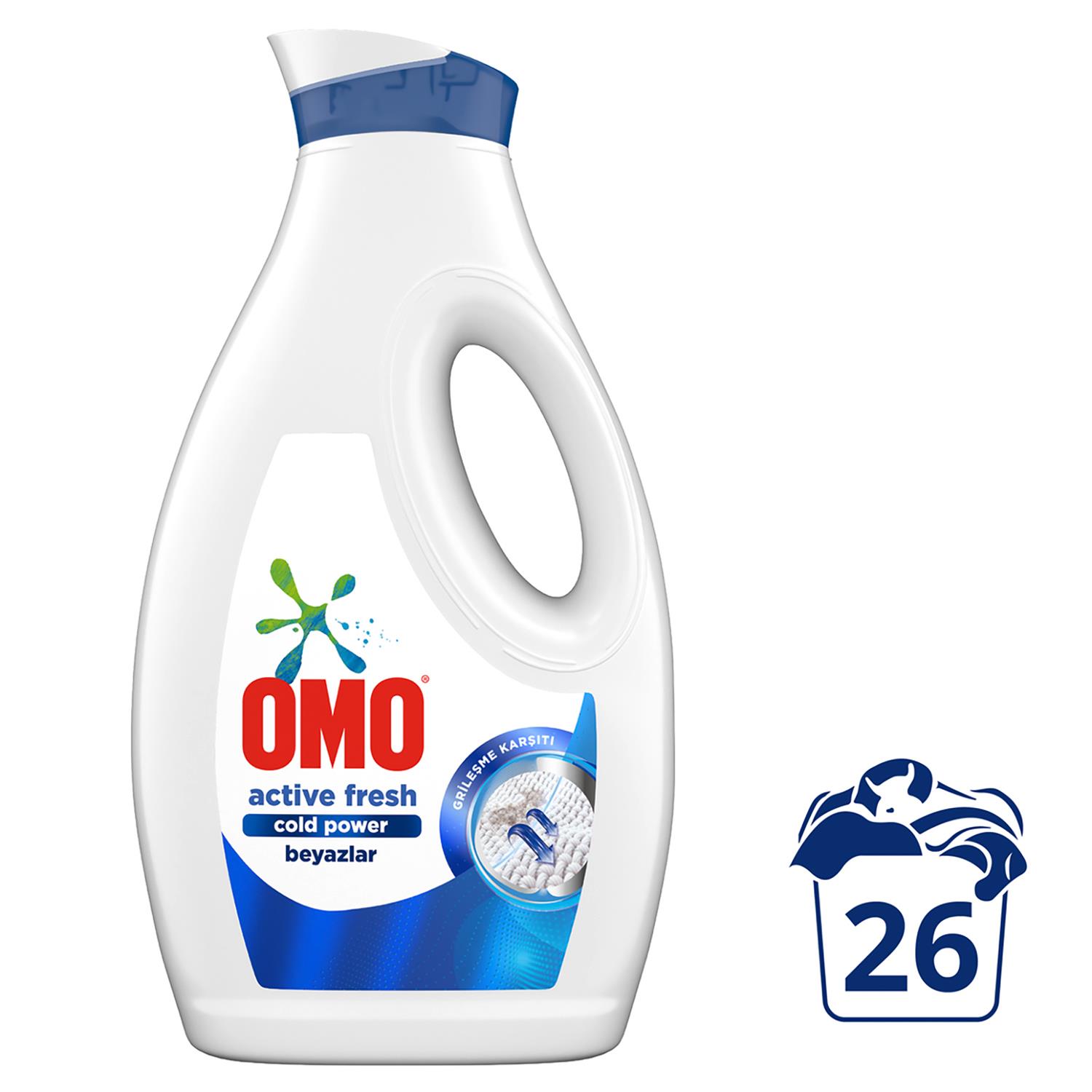 Omo Sıvı 30 Yıkama Active Fresh 1690 ml