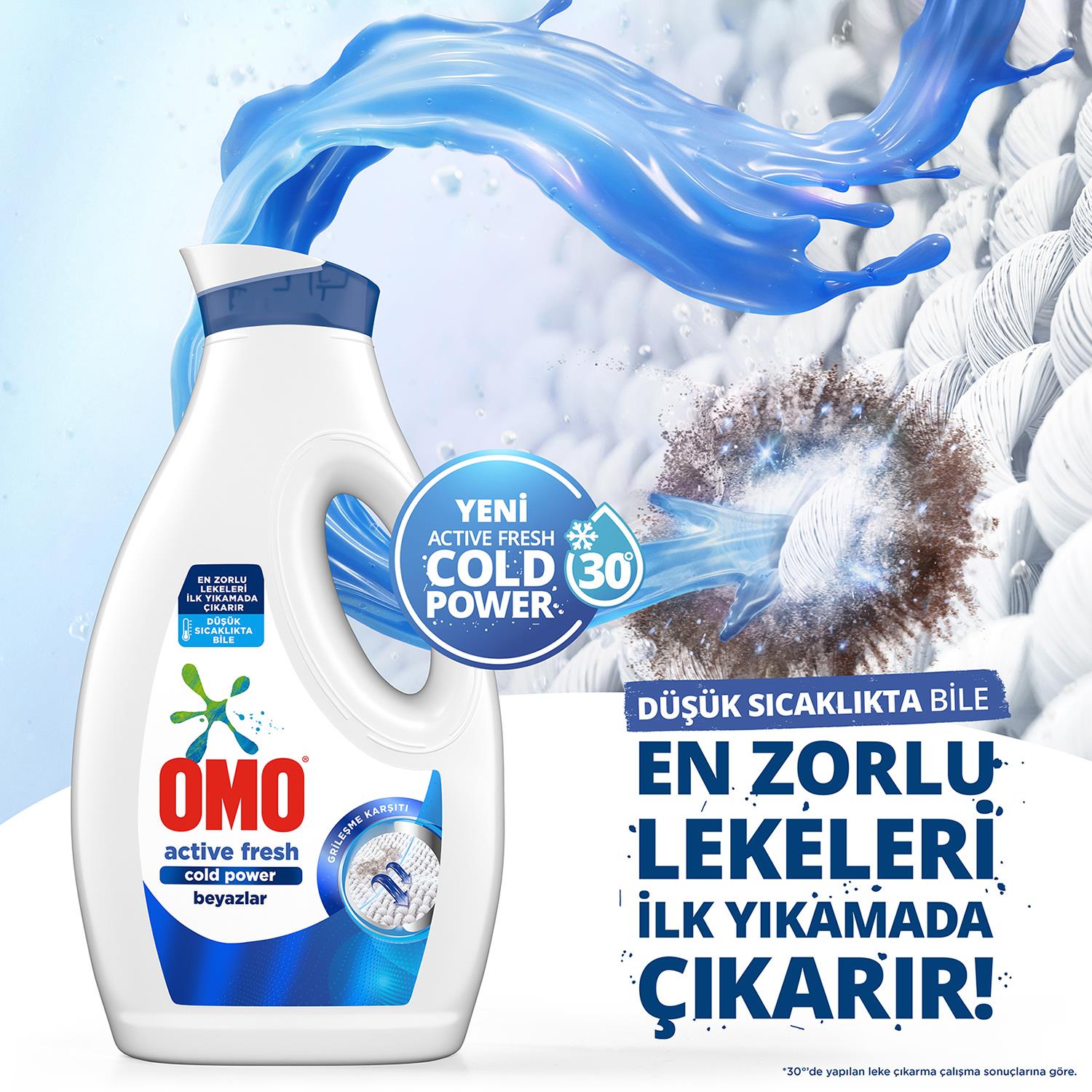 Omo Sıvı 30 Yıkama Active Fresh 1690 ml