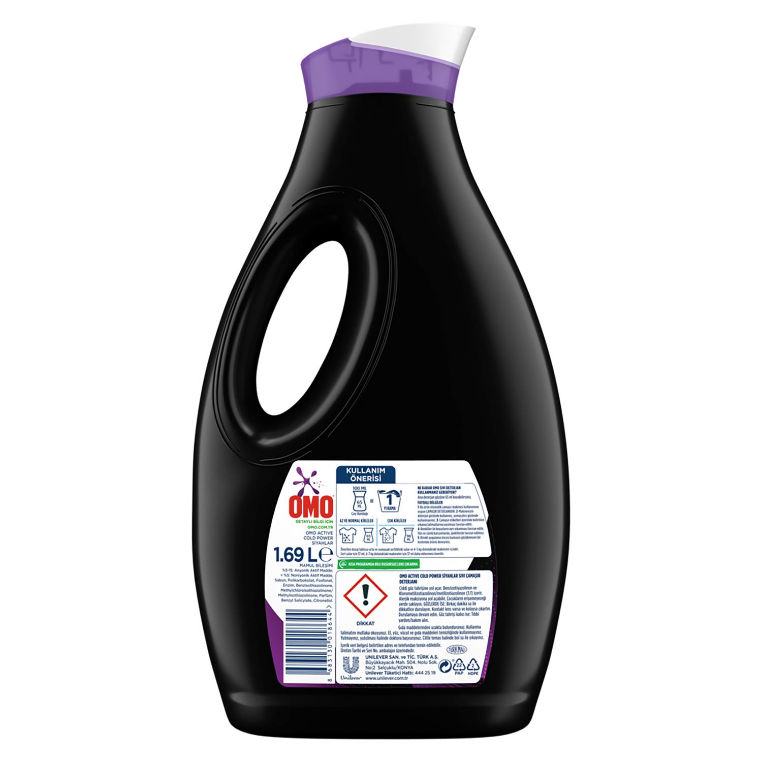 Omo Sıvı Deterjan 26 Yıkama Siyah 1690 ml