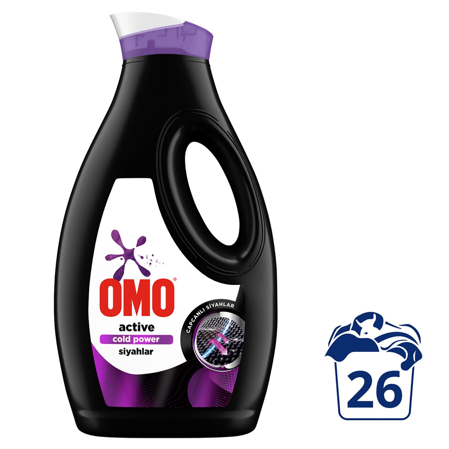 Omo Sıvı Deterjan 26 Yıkama Siyah 1690 ml
