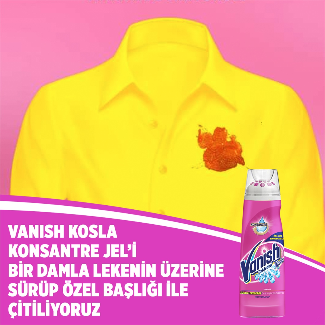 Vanish Kosla Konsantre Leke Çıkarıcı Jel 200 ml