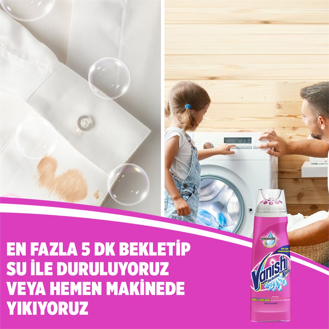 Vanish Kosla Konsantre Leke Çıkarıcı Jel 200 ml