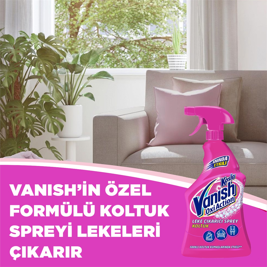 Vanish Kosla Leke Çıkarıcı Koltuk Spreyi 660 ml