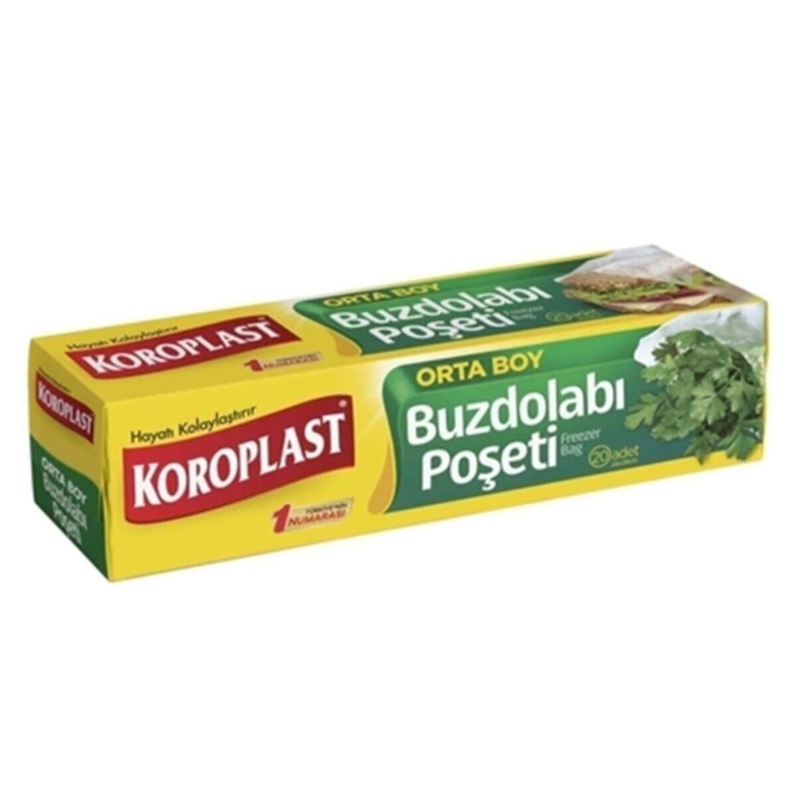 Koroplast Buzdolabı Poşeti Orta 24x38 20 Li