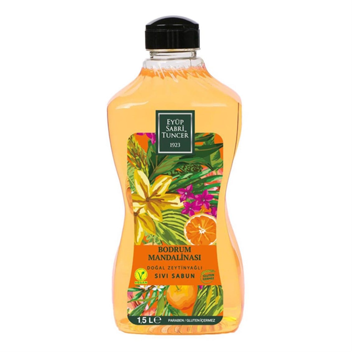 EST Sıvı Sabun 1500 ml Doğal Zeytinyağlı Bodrum Mandalina
