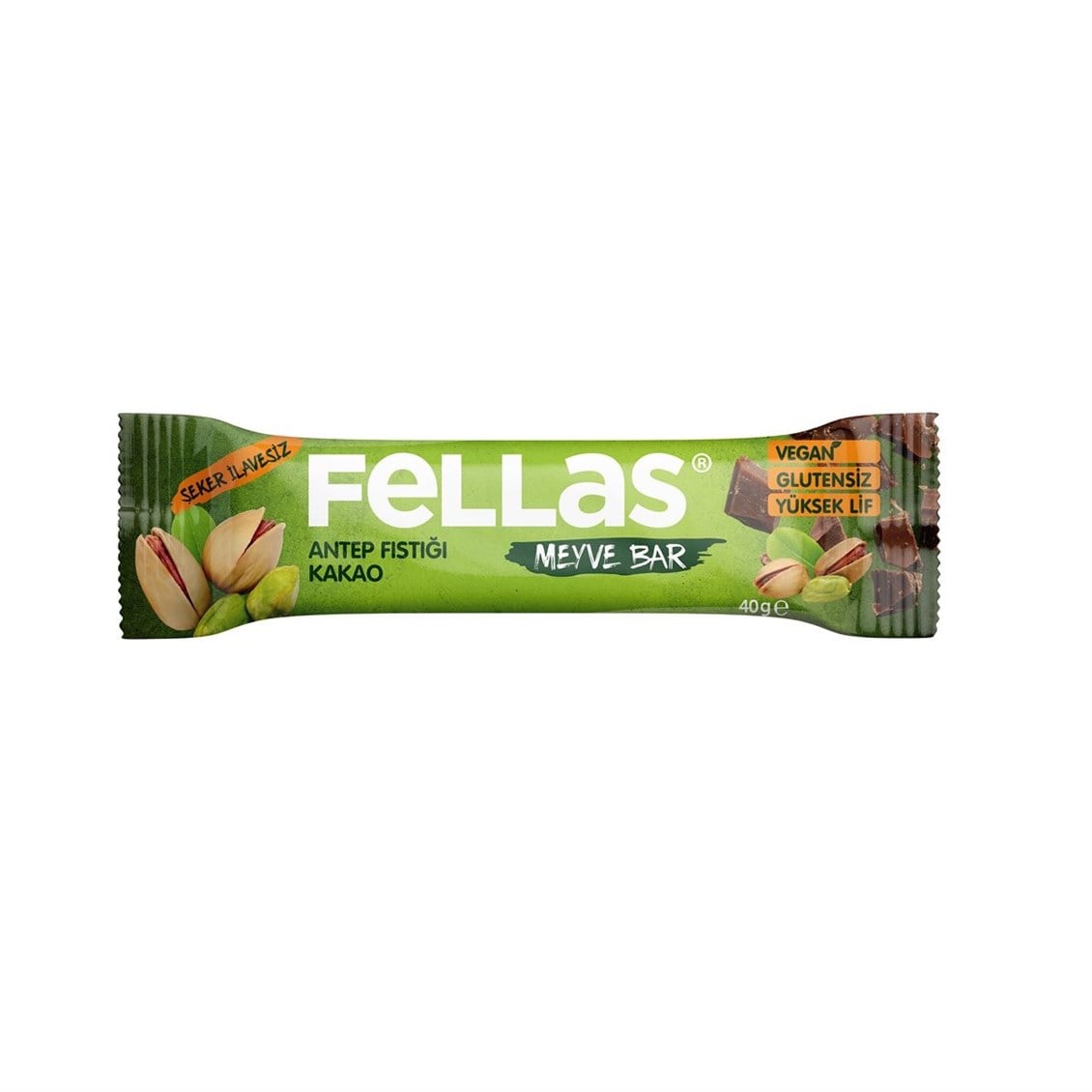 Fellas Nuts Fıstıklı Protein Bar 40 Gr
