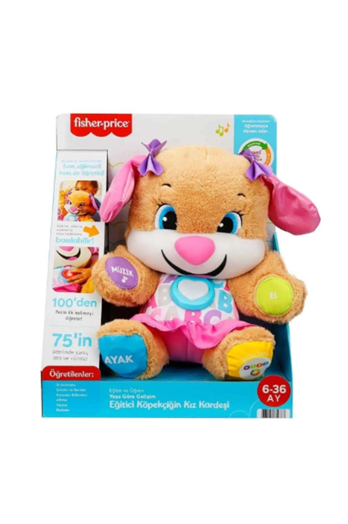 Fisher Price Eğitici Köpekçiğin Kız Kardeşi Türkçe