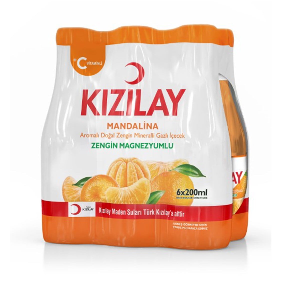  KIZILAY SODA MANDALINA 6*250ML 