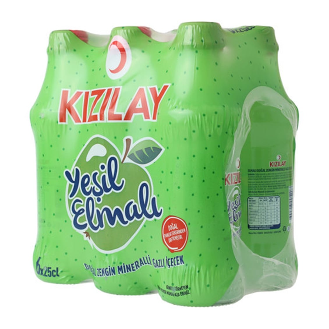 KIZILAY MADEN SUYU YESIL ELMA 6*200ML 
