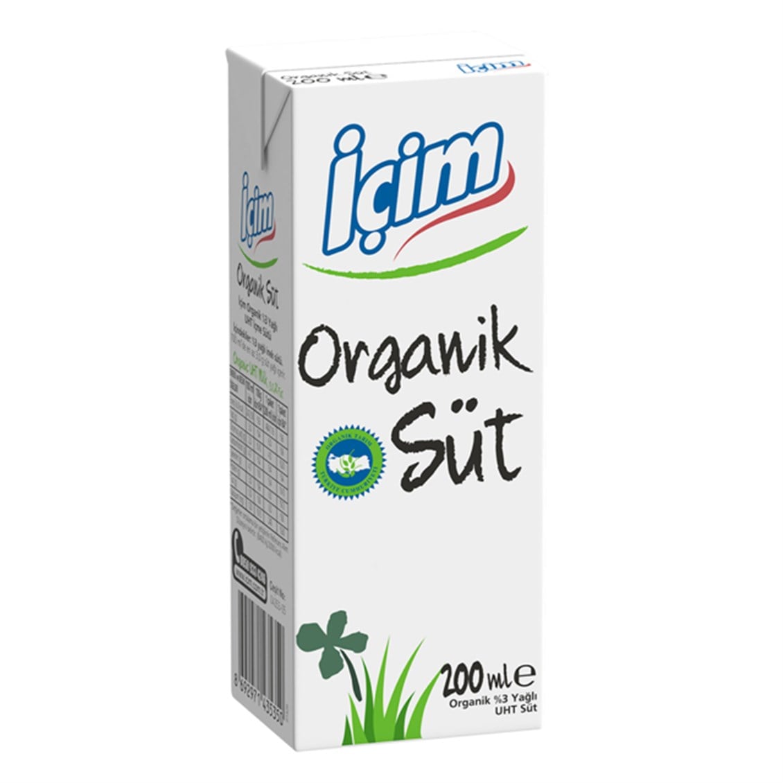 İçim Organik Süt 200 ml