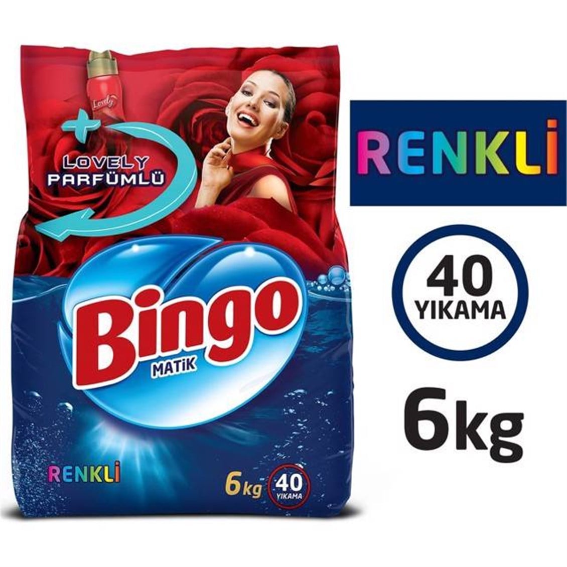 Bingo Matik Toz Deterjan 6 Kg Renkli