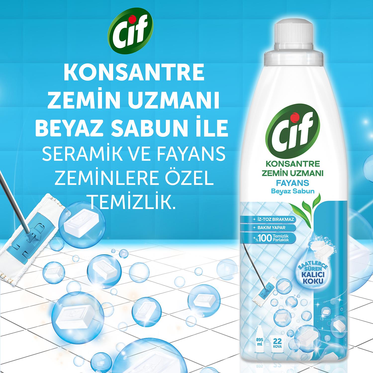 Cif Konsantre Zemin Uzmanı Fayans 895  ml