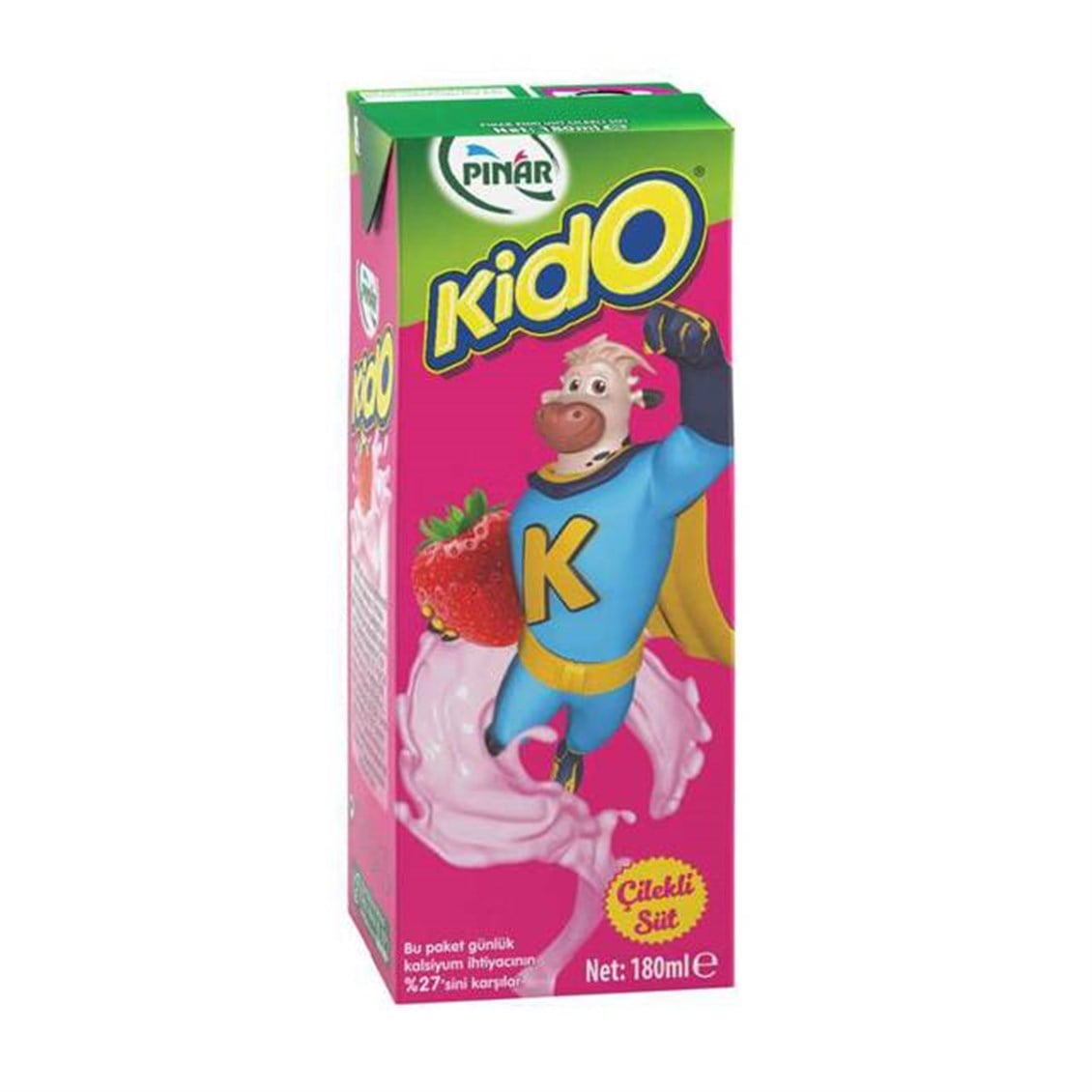 Pınar Kido Çilekli Süt 180 ml