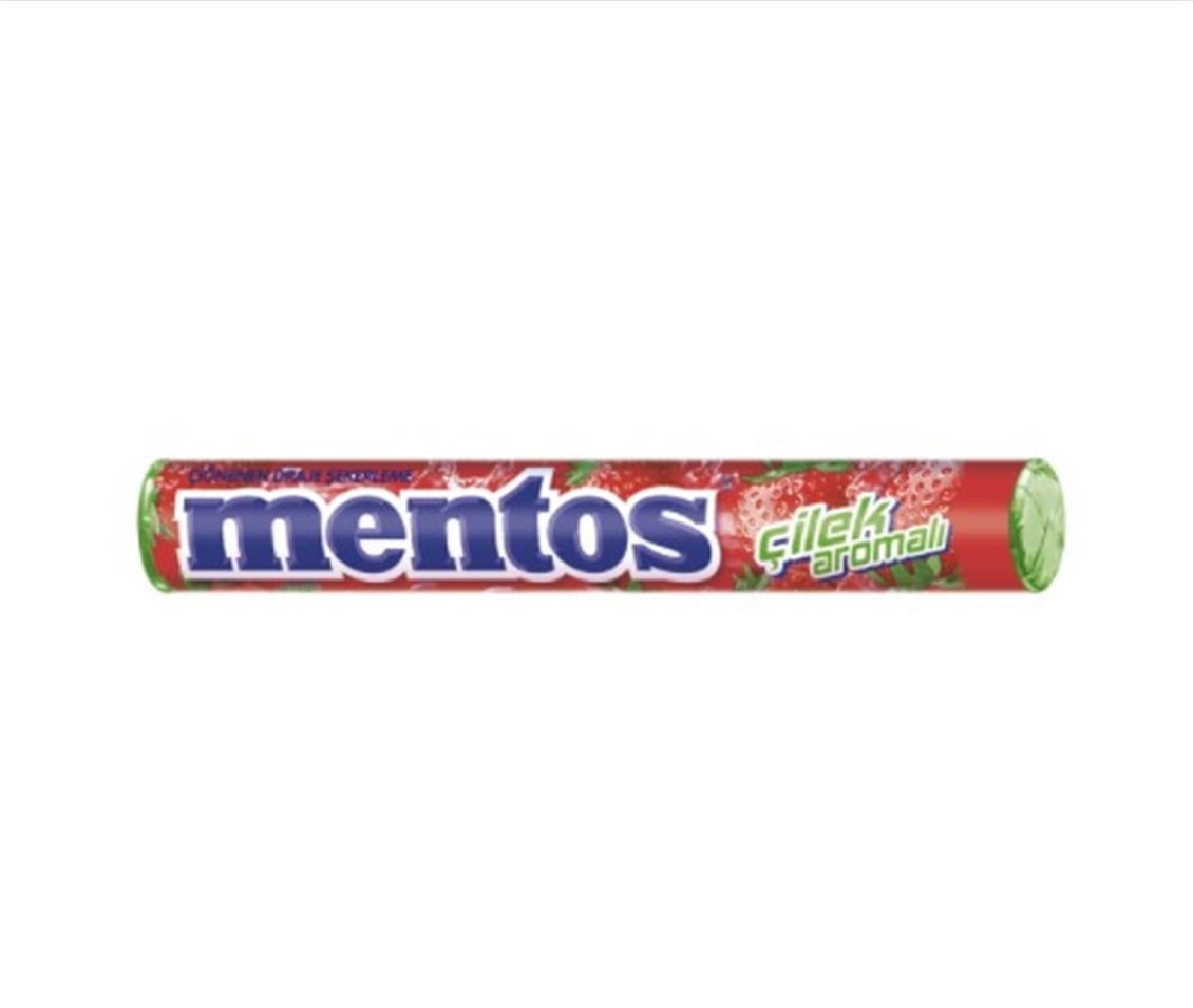 Mentos Çilek Aromalı Draje 37.5 Gr