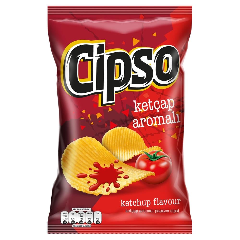 Cipso Ketçap Aromalı Patates Cipsi 104 gr