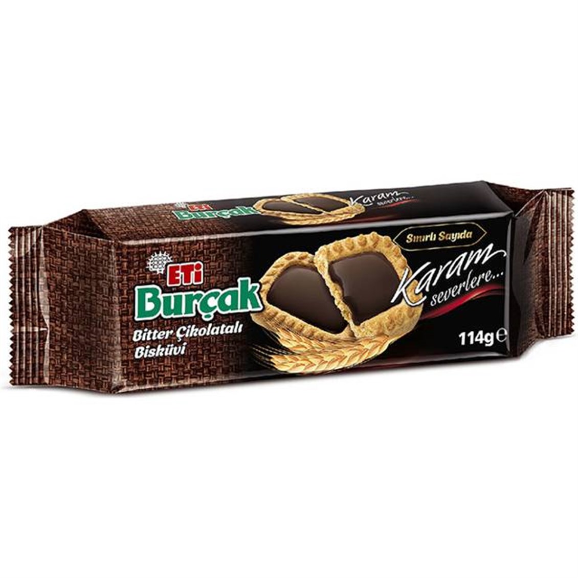 Eti Burçak Bitter Çikolatalı Bisküvi 114 gr