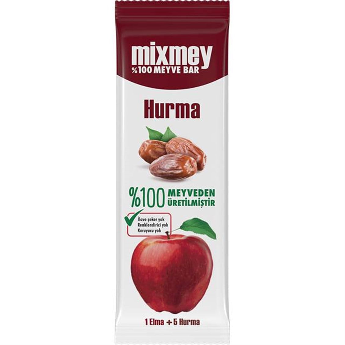 Mixmey Hurmalı Meyve Barı 20 Gr